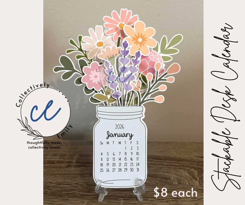 Stackable Desk Calendar