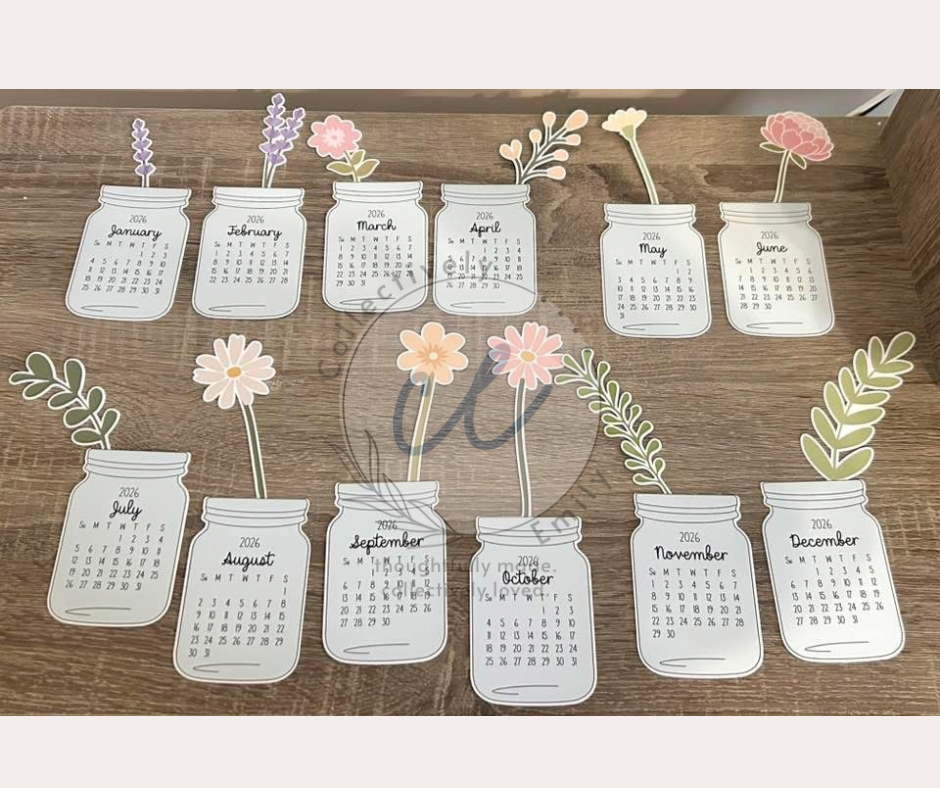 Stackable Desk Calendar