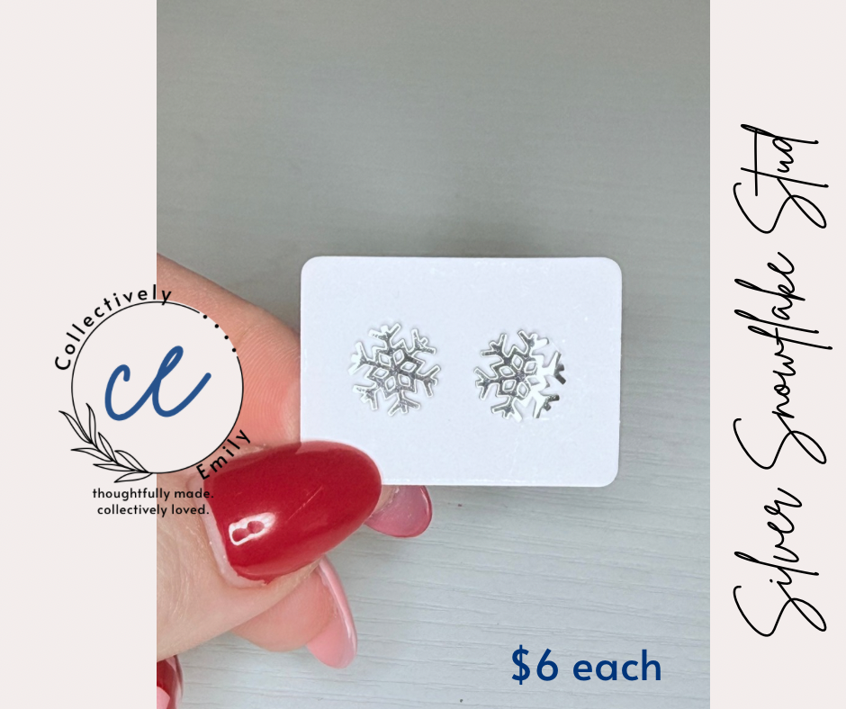 Snowflake Stud Earrings
